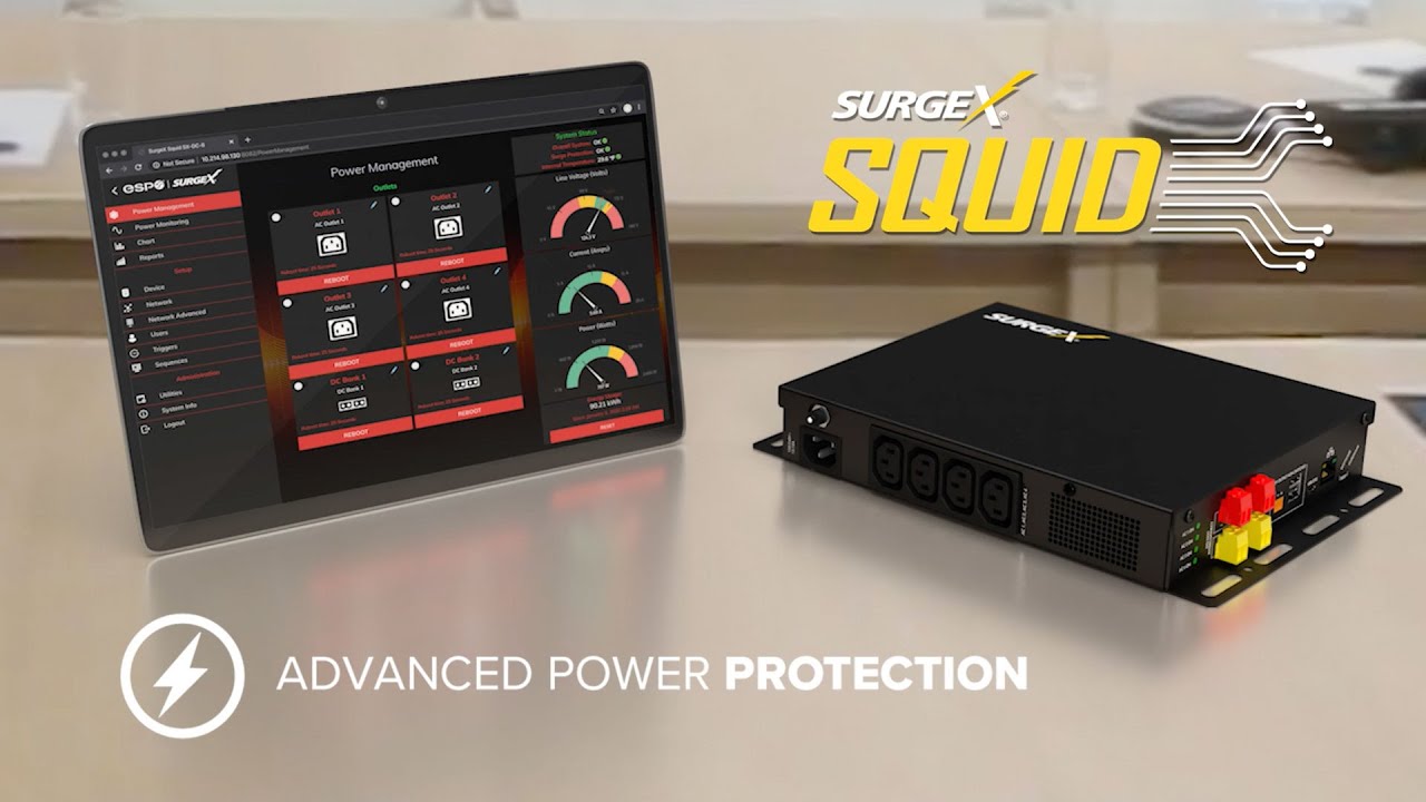 Squid: solución de administración de energía todo en uno de Surge X
